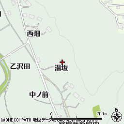 福島県いわき市常磐藤原町湯坂周辺の地図