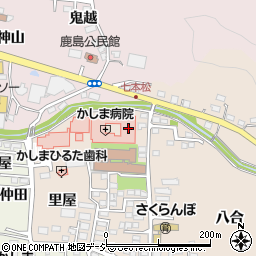 福島県いわき市鹿島町下蔵持中沢目22-1周辺の地図