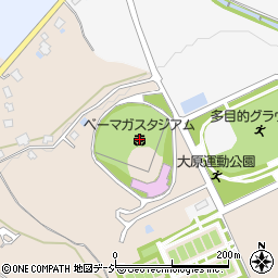 ベーマガＳＴＡＤＩＵＭ（大原運動公園野球場）周辺の地図