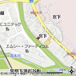 福島県いわき市常磐関船町宮下周辺の地図