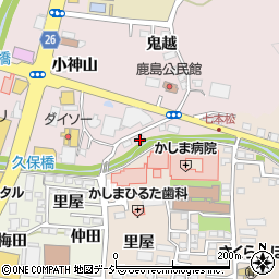 福島県いわき市鹿島町走熊七本松23周辺の地図