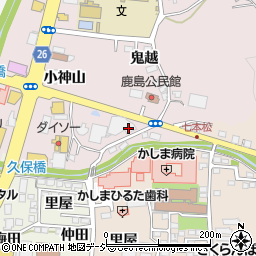 福島県いわき市鹿島町走熊七本松周辺の地図