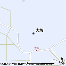 石川県羽咋郡志賀町大坂子周辺の地図