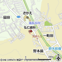 福島県いわき市常磐下湯長谷町野木前17周辺の地図
