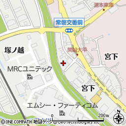 ヤクルトいわきヤクルト販売株式会社　湯本中央センター周辺の地図