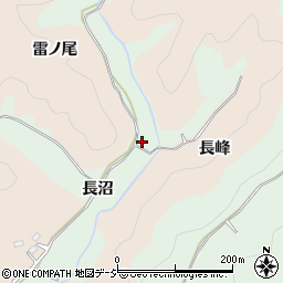 福島県いわき市鹿島町上蔵持長沼周辺の地図