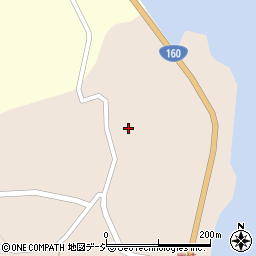 石川県七尾市黒崎町サ周辺の地図