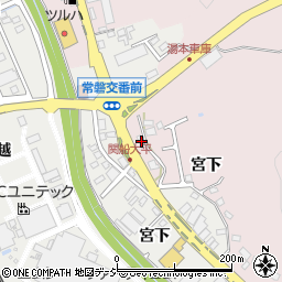 福島県いわき市常磐下船尾町宮下12-7周辺の地図