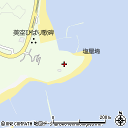 塩屋埼灯台周辺の地図