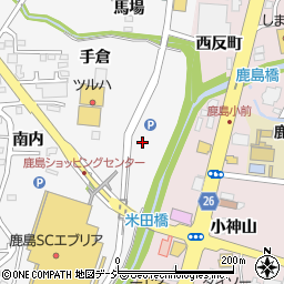福島県いわき市鹿島町米田用定周辺の地図