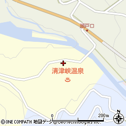 清津峡温泉ユースホステル周辺の地図