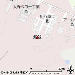 福島県いわき市常磐下船尾町蛇並周辺の地図