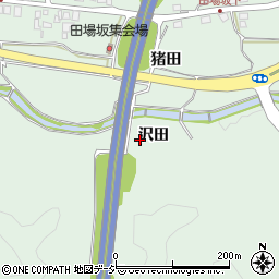 福島県いわき市常磐藤原町（沢田）周辺の地図