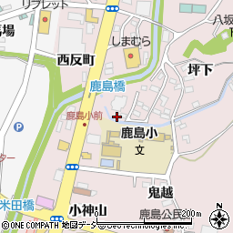 福島県いわき市鹿島町走熊中島周辺の地図