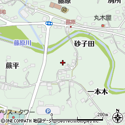 福島県いわき市常磐藤原町一本木9周辺の地図