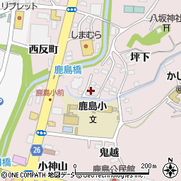 福島県いわき市鹿島町走熊中島25-7周辺の地図