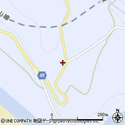 新潟県中魚沼郡津南町上郷寺石甲周辺の地図