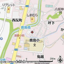 福島県いわき市鹿島町走熊中島21-16周辺の地図