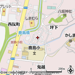 福島県いわき市鹿島町走熊中島21-8周辺の地図