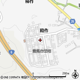 福島県いわき市鹿島町米田殿作周辺の地図