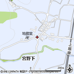 新潟県南魚沼市宮野下588周辺の地図