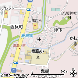 福島県いわき市鹿島町走熊中島21周辺の地図