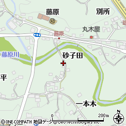 福島県いわき市常磐藤原町一本木1周辺の地図