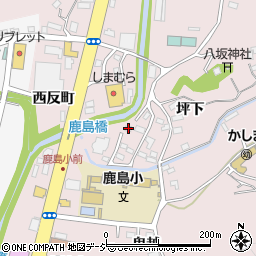 福島県いわき市鹿島町走熊中島21-13周辺の地図