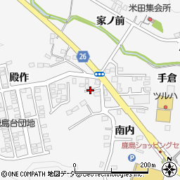 福島県いわき市鹿島町米田（塙）周辺の地図
