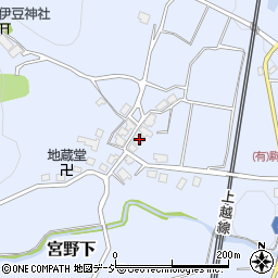 新潟県南魚沼市宮野下410周辺の地図