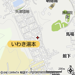 福島県いわき市常磐関船町屋津周辺の地図