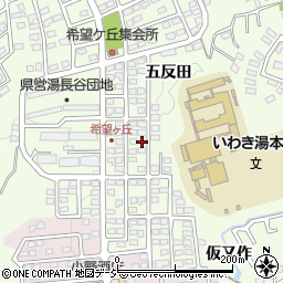 福島県いわき市常磐上湯長谷町五反田261周辺の地図