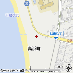 千鳥ケ浜公衆トイレ周辺の地図