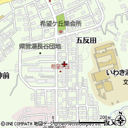 福島県いわき市常磐上湯長谷町五反田246周辺の地図