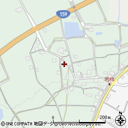 石川県七尾市若林町テ周辺の地図