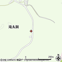 福島県いわき市遠野町上遠野滝太洞周辺の地図