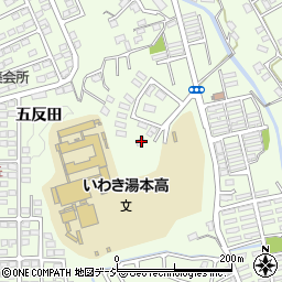 福島県いわき市常磐上湯長谷町五反田66周辺の地図
