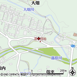 福島県いわき市常磐藤原町（馬喰坂）周辺の地図