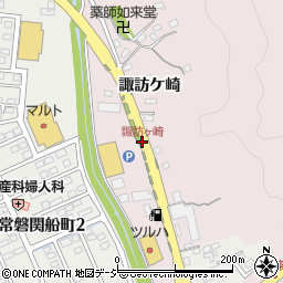諏訪ヶ崎周辺の地図