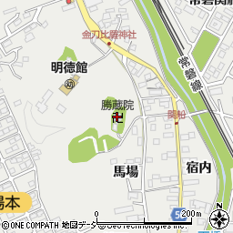 勝蔵院周辺の地図