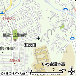 福島県いわき市常磐上湯長谷町五反田219周辺の地図