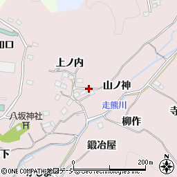 福島県いわき市鹿島町走熊周辺の地図