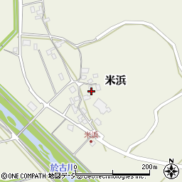 石川県羽咋郡志賀町米浜ウチヒラ周辺の地図