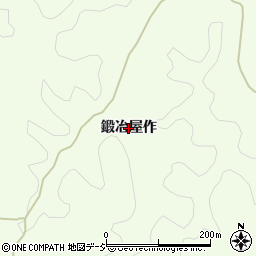 福島県いわき市遠野町上遠野鍛冶屋作周辺の地図