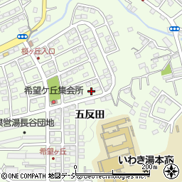 福島県いわき市常磐上湯長谷町五反田216周辺の地図