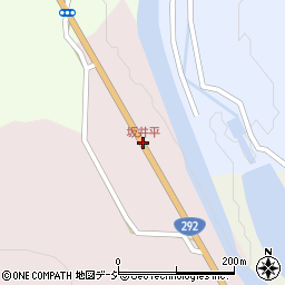 坂井平周辺の地図