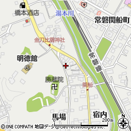 福島県いわき市常磐関船町屋津53周辺の地図