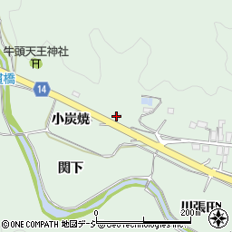 福島県いわき市常磐藤原町小炭焼周辺の地図