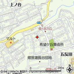福島県いわき市常磐上湯長谷町五反田340-2周辺の地図