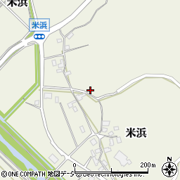 石川県羽咋郡志賀町米浜チ周辺の地図